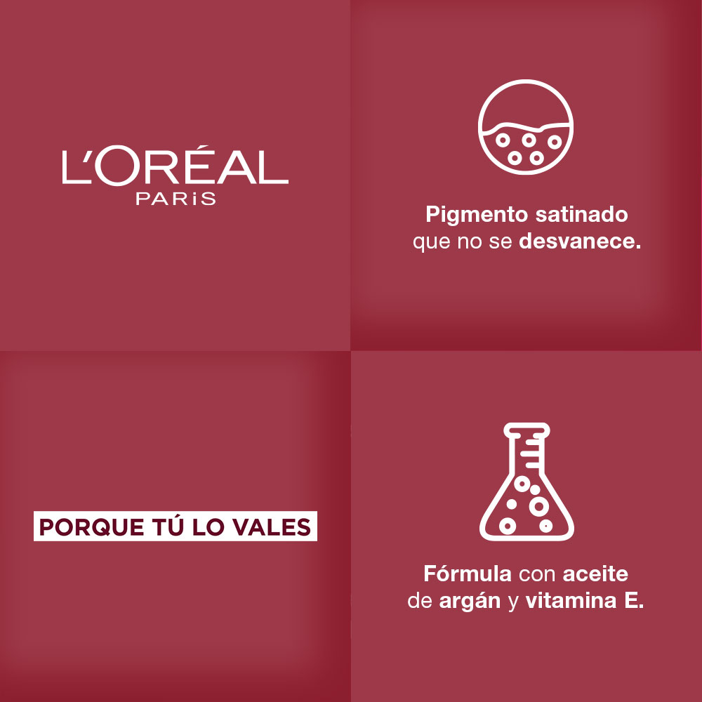 Labial en Barra L'Oréal Paris Color Riche Luminous 590 Blushing Berry