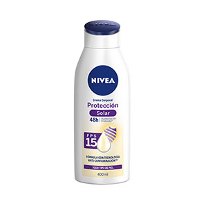 Loción Corporal Nivea Body Protección Solar FPS 15 400 ml