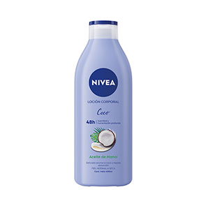 Loción corporal Nivea Coco 48h con aceite de monoi 400 ml
