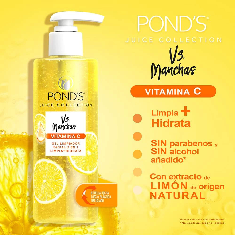Gel Limpiador Facial Ponds Vs Manchas 200 ml