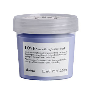 Mascarilla capilar Davines Love Smoothing para cabellos encrespados o rebeldes 250 ml