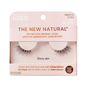 Pestañas postizas Kiss The New Natural Glowy Skin