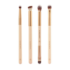 Set de 4 Brochas para ojos Alma Bonita para aplicar, difuminar y definir