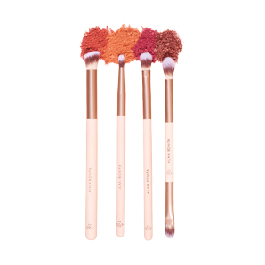 Set de 4 Brochas para ojos Alma Bonita para aplicar, difuminar y definir
