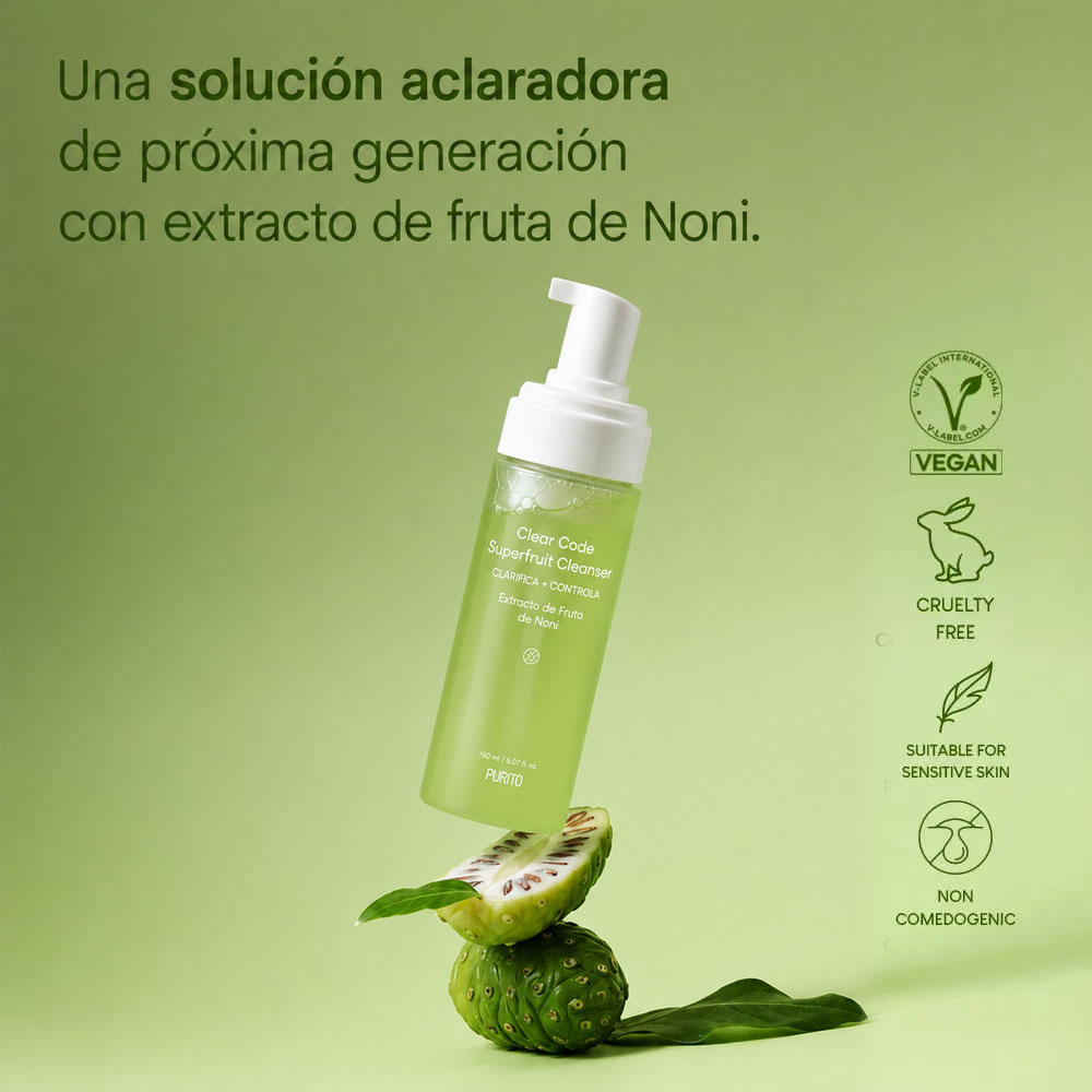 Gel Limpiador Facial Purito Clear Code Superfruit Cleanser 150 ml