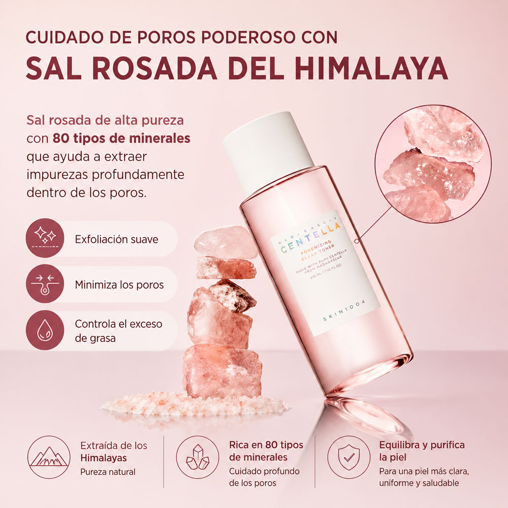 Tónico facial Skin1004 Madagascar Centella Poremizing 210 ml