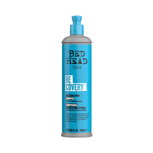 Shampoo TIGI Bed Head Recovery Moisture Rush para cabello seco y dañado 400 ml