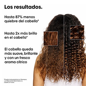Tratamiento Capilar L'Oréal Professionnel Metal Detox Mini Duo Kit para cabello teñido o decolorado