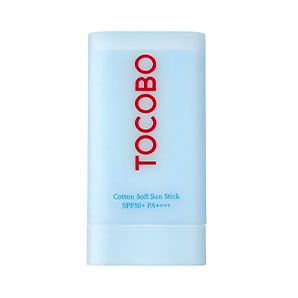 Protector solar Tocobo Cotton Soft Sun Stick FPS 50+ acabado mate