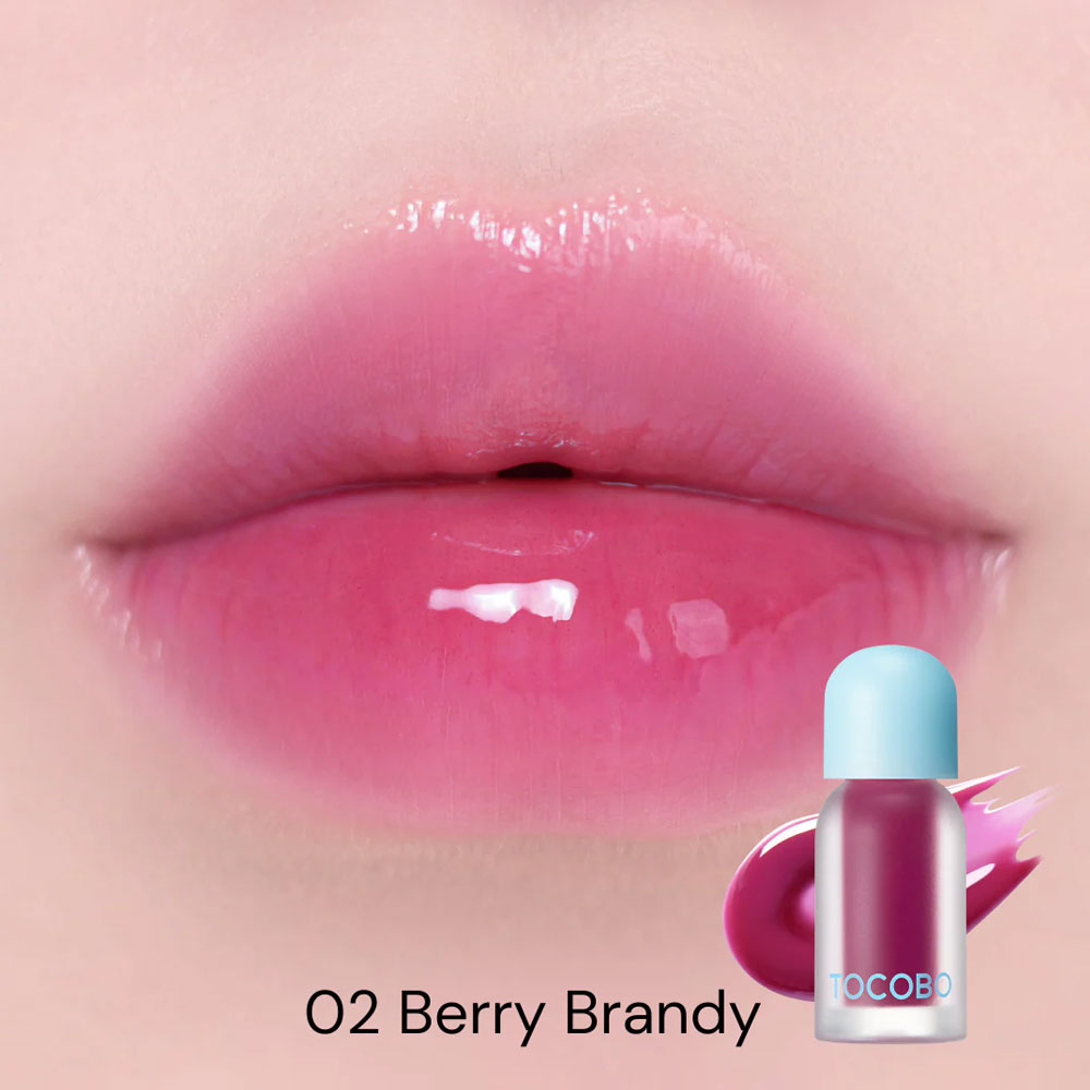 Brillo Labial Tocobo Juicy Berry Plumping Lip Oil 02 Berry Brandy