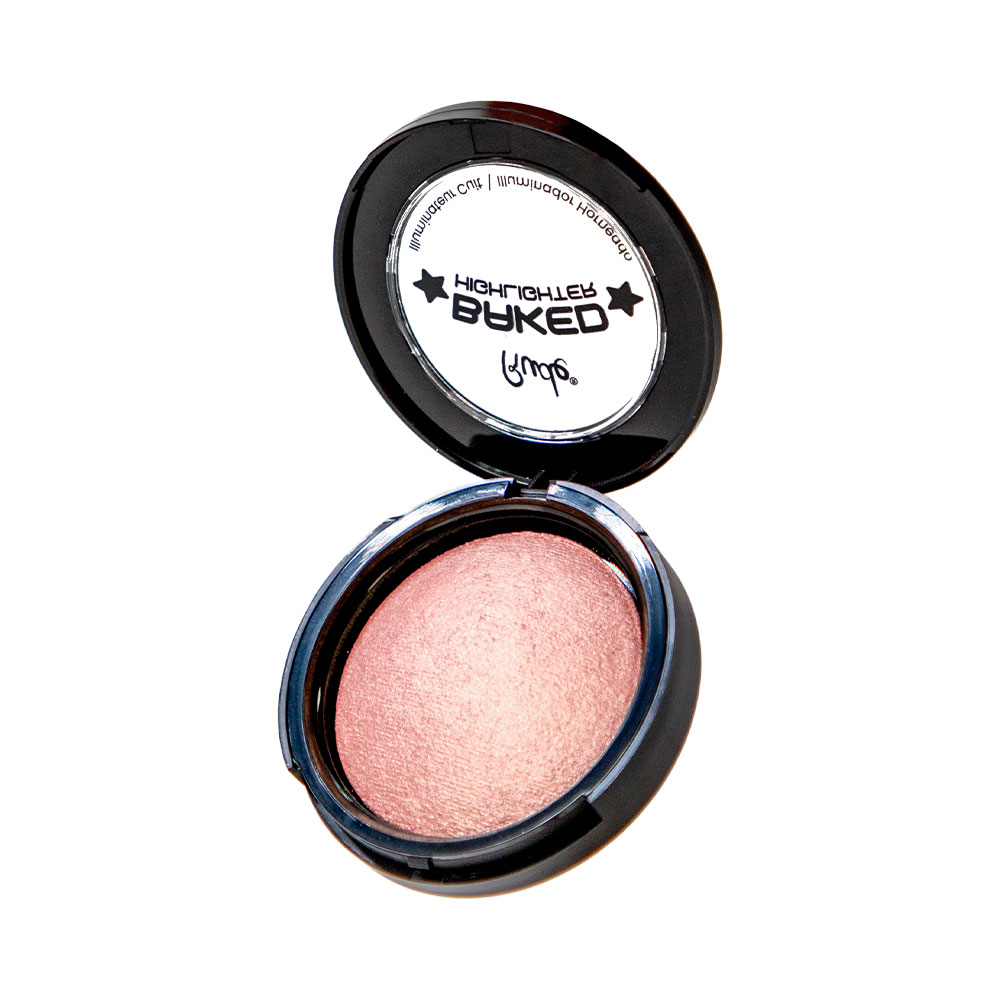 Iluminador compacto Rude Baked Highlighter Shimmer 933 One in a millon