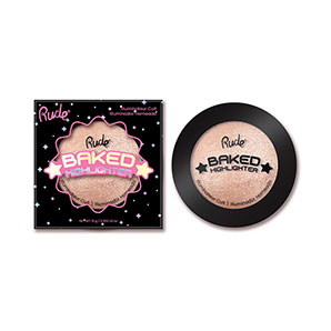 Iluminador compacto Rude Baked Highlighter Shimmer 933 One in a millon