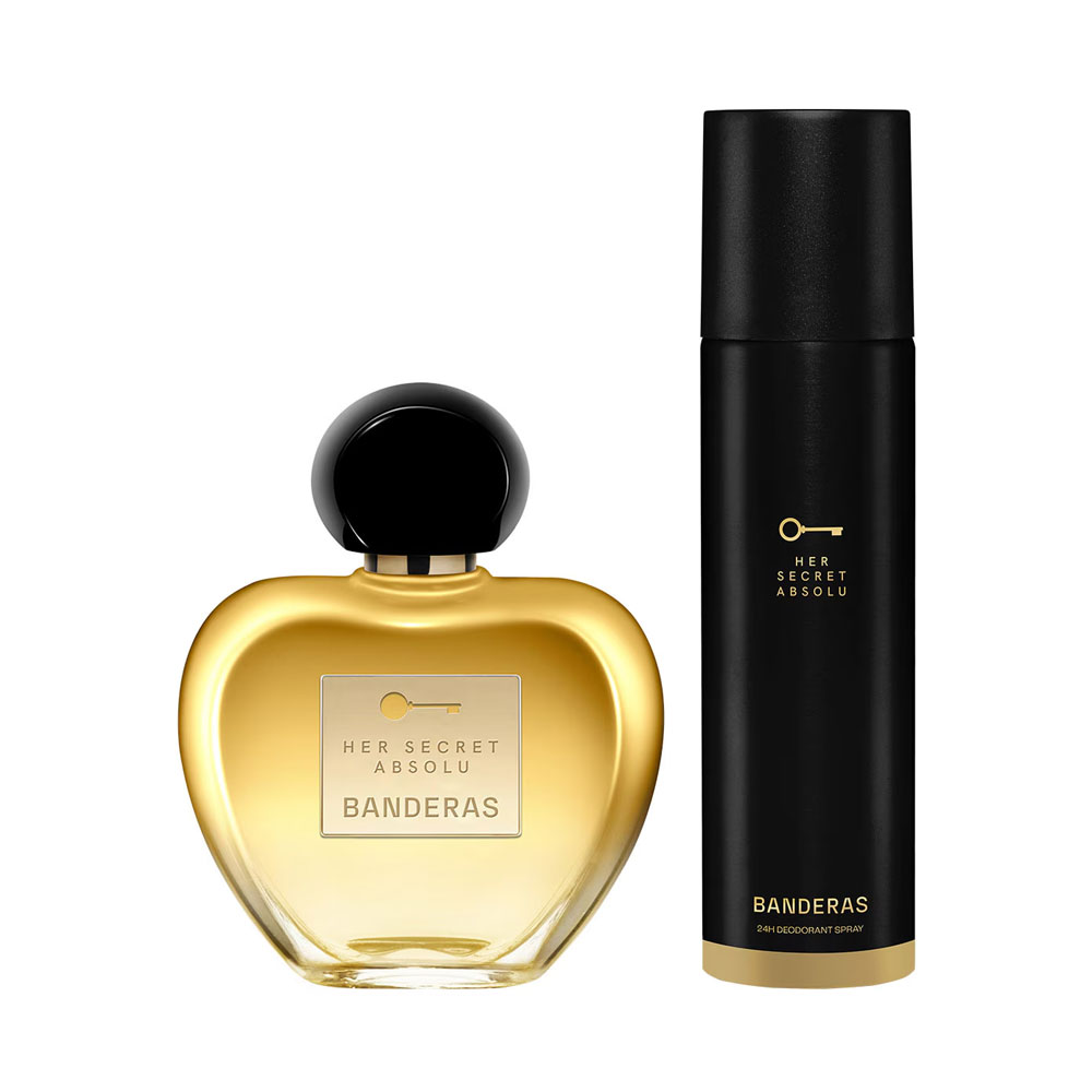Parfume Banderas Her Secret Absolu Mujer 80 ml + Desodorante 150 ml - Set para mujer
