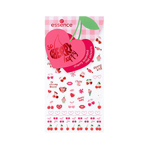 Stickers para uñas Essence SO CHERRY happy cherry 01 With Extra Cherries, Please!