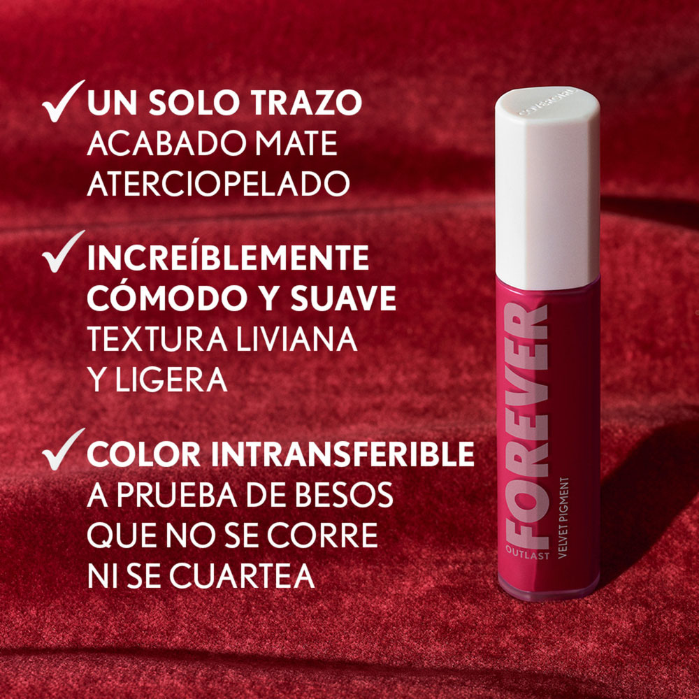 Labial Covergirl Outlast Forever Velvet Pigment 400 Skies Pink