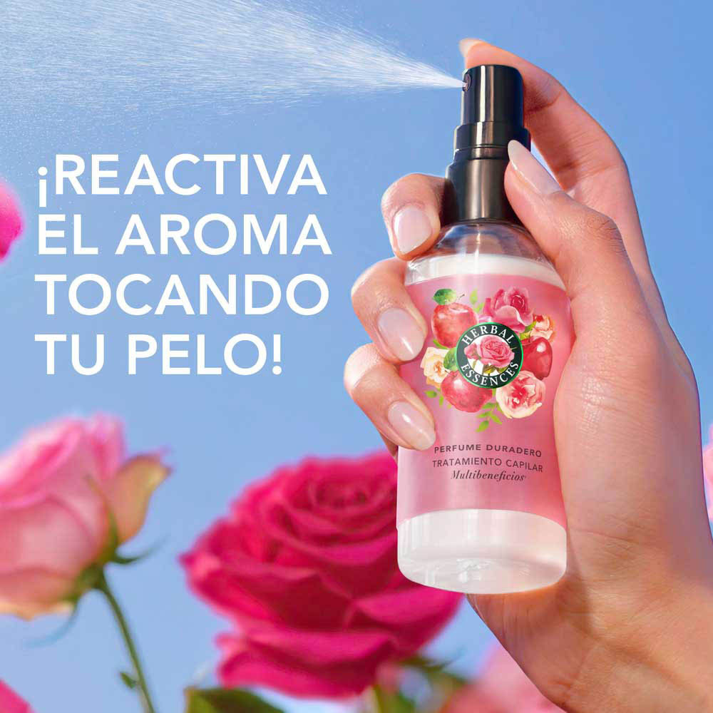 Perfume Capilar Herbal Essences Rosa Mosqueta Multibeneficios 90 ml