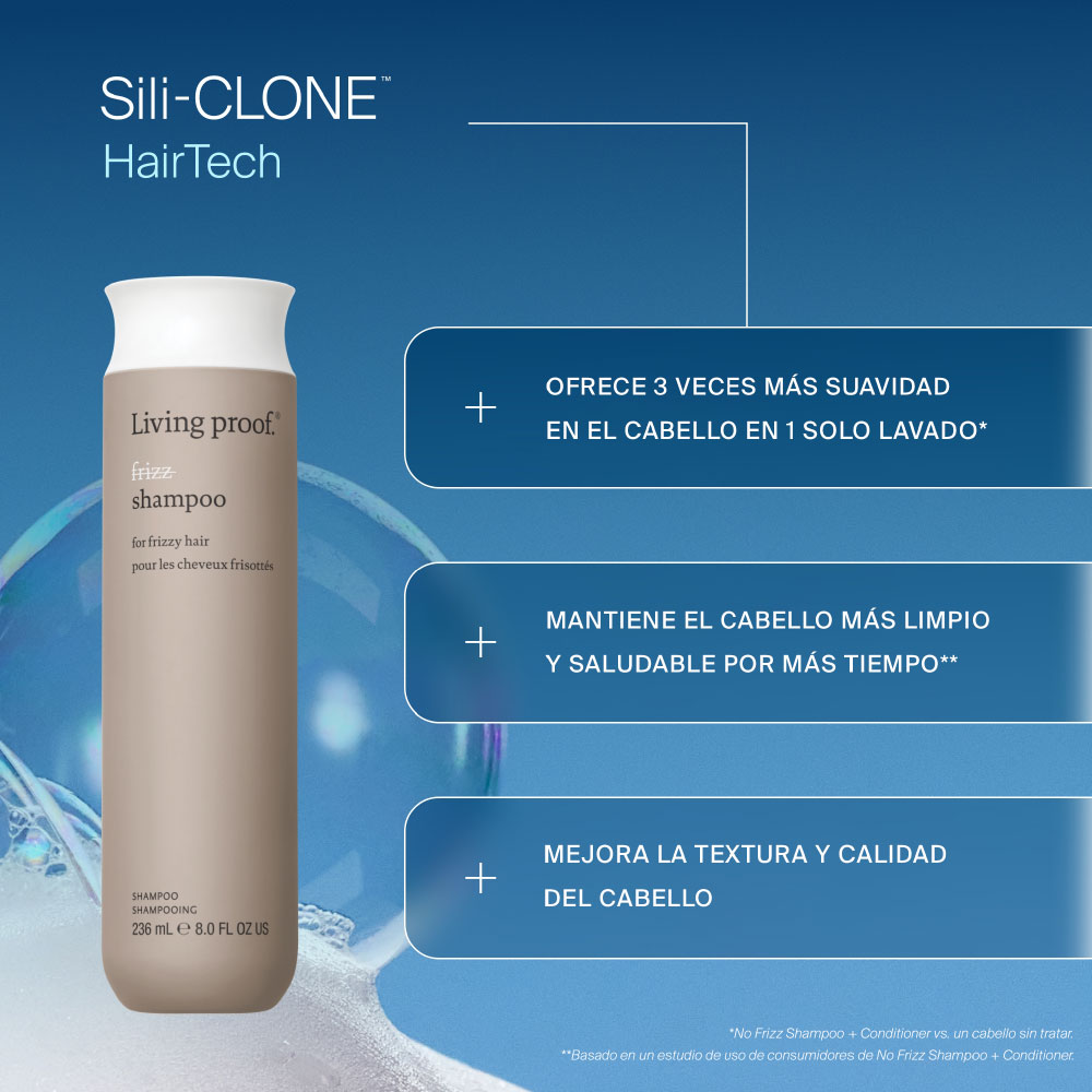 Shampoo Living Proof No Frizz para cabello rebelde 236 ml
