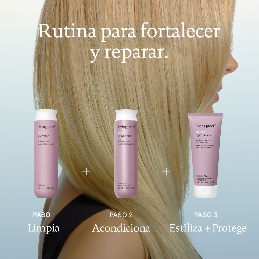 Shampoo Living Proof Restore para cabello dañado y seco 236 ml