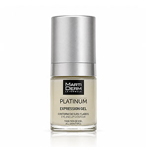 Contorno de ojos y labios MartiDerm Platinum Expression Gel 15 ml