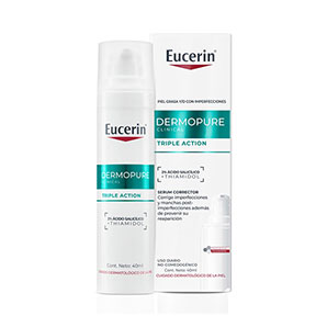 Sérum Eucerin DermoPure Clinical Triple Action con ácido salicílico 2% 40 ml