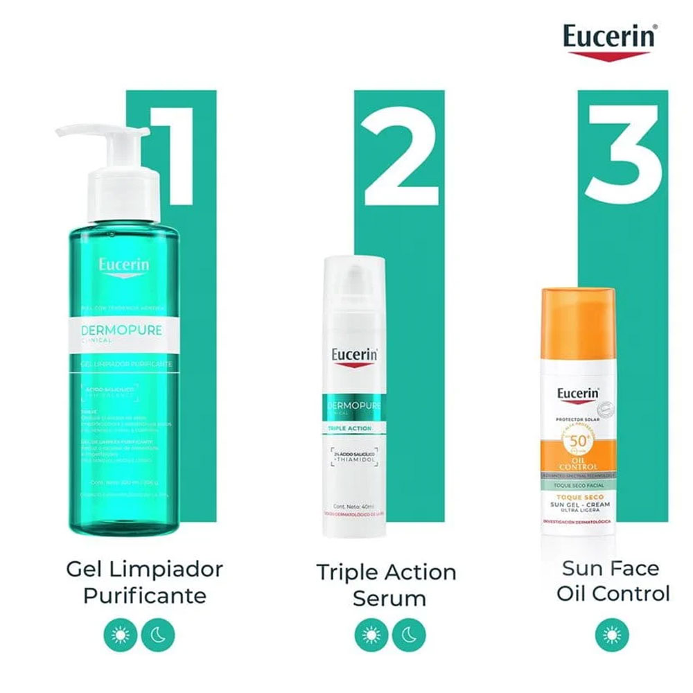 Gel Limpiador Eucerin DermoPure Clinical Purificante 400 ml