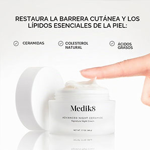 Crema Facial Medik8 Advanced Night Restore con Ceramidas 50 ml