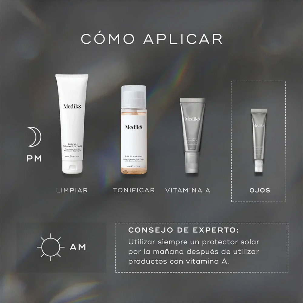 Contorno de ojos Medik8 Crystal Retinal Ceramide Eye 3