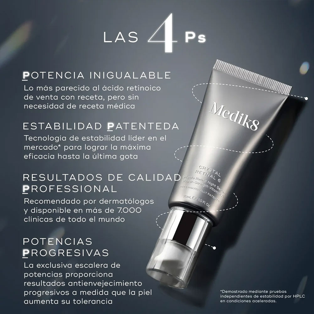 Sérum Nocturno Medik8 Crystal Retinal 6 Antiedad 30 ml