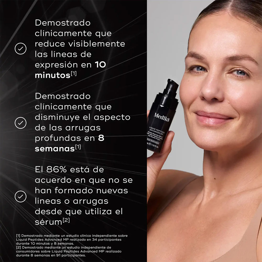 Sérum Antiedad Medik8 Liquid Peptides Advanced MP 30% Multipéptidos 30 ml