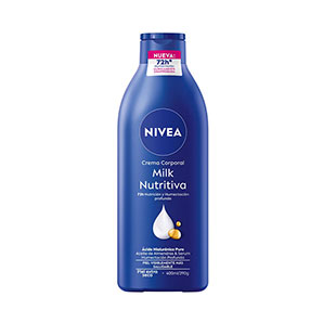 Crema Corporal NIVEA Milk Nutritiva para piel extra seca 400 ml