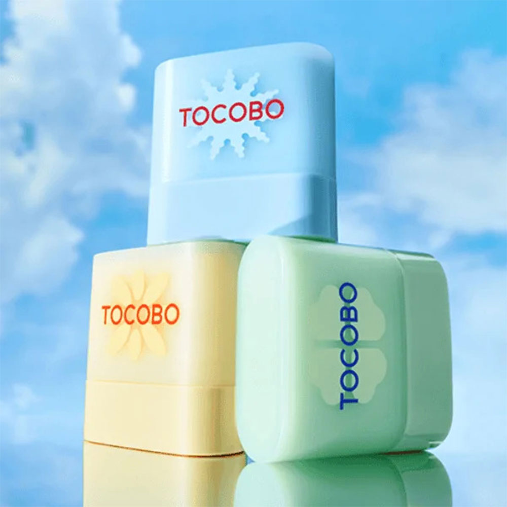 Set protector solar Tocobo Vita + Cotton + Cica Sun Stick Mini