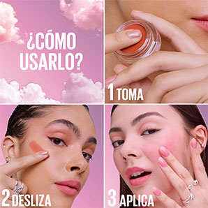Rubor Maybelline Cloudtopia Mousse para Mejillas y Labios Coral Illusion