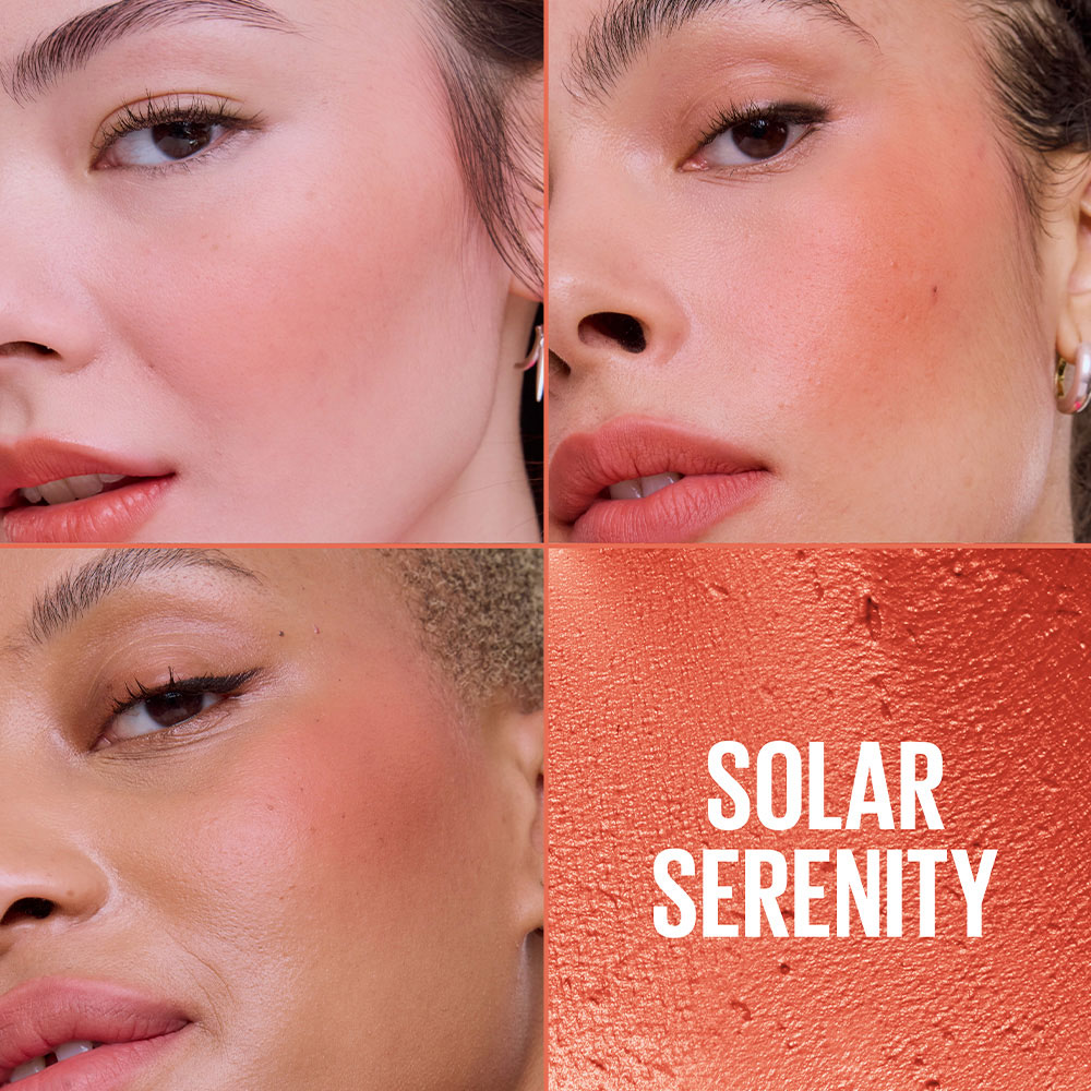 Rubor Maybelline Cloudtopia Mousse para Mejillas y Labios Solar Serenity