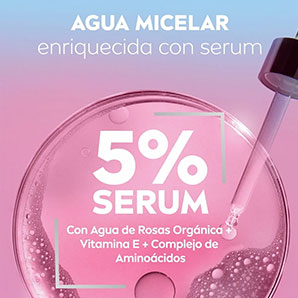 Agua Micelar Nivea Rose Care + 5% Sérum 400 ml