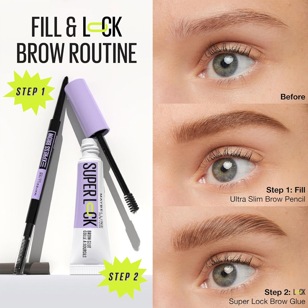 Gel de Cejas Maybelline Superlock 260 Deep Brown