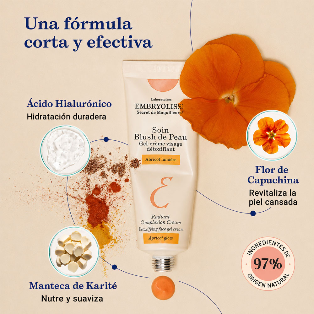 Crema facial Embryolisse Radiant Complexion Apricot 30 ml