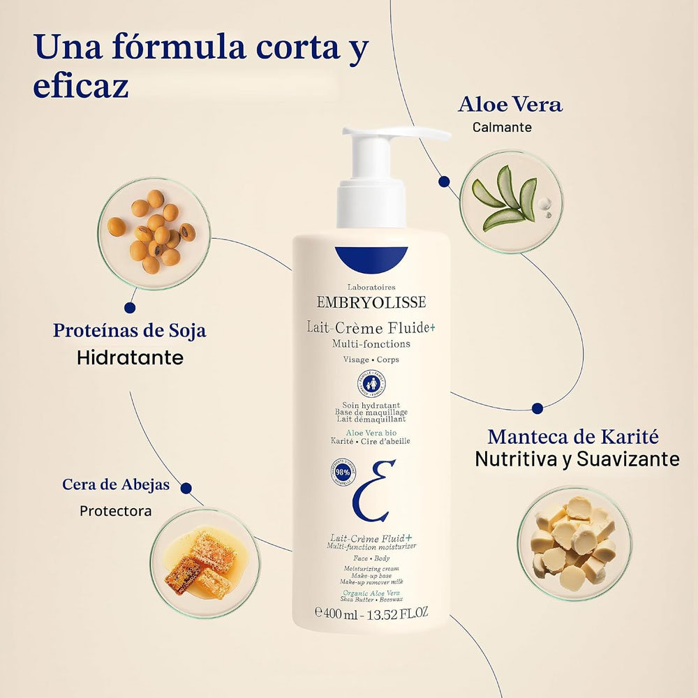 Crema hidratante Embryolisse Lait-Crème Fluide+ 400 ml
