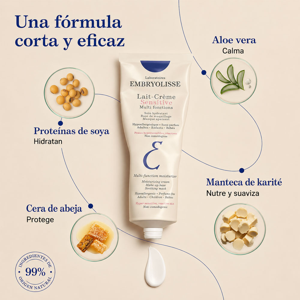 Crema hidratante Embryolisse Lait-Crème Sensitive 100 ml