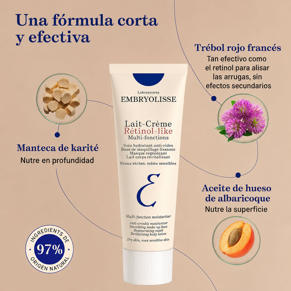 Crema facial Embryolisse Lait-Crème Retinol-Like 75 ml