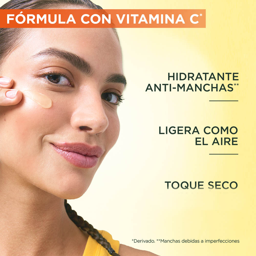 Crema Hidratante Garnier Toque Seco con Vitamina C