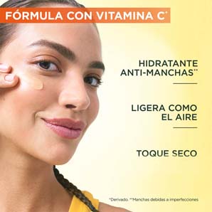 Crema Hidratante Garnier Toque Seco con Vitamina C