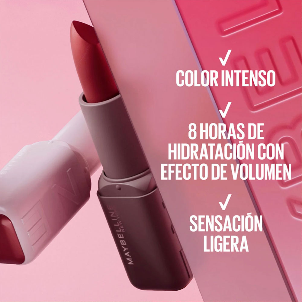 Labial en Barra Maybelline Serum Lipstick Satinado 101 Upstate