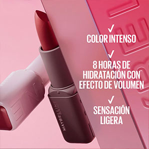 Labial en Barra Maybelline Serum Lipstick Satinado 101 Upstate