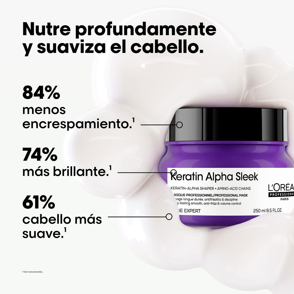 Mascarilla Keratin Alpha Sleek Control Frizz 250ml