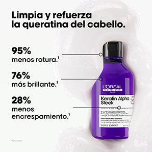 Shampoo Keratin Alpha Sleek Control Frizz 300ml