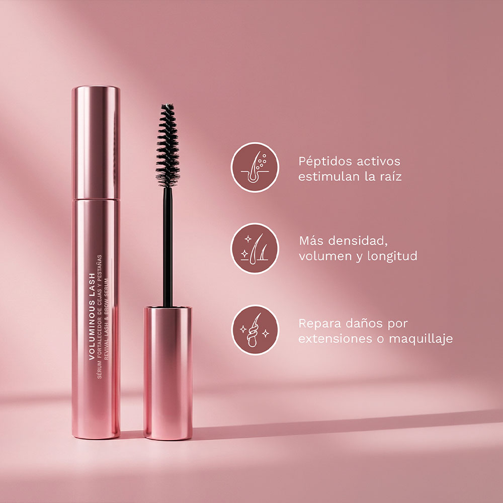 Sérum Fortalecedor Lou Botanicals Voluminous Lash para cejas y pestañas