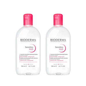 Pack Duplo Solución Micelar Bioderma Sensibio H2O x2 500ml