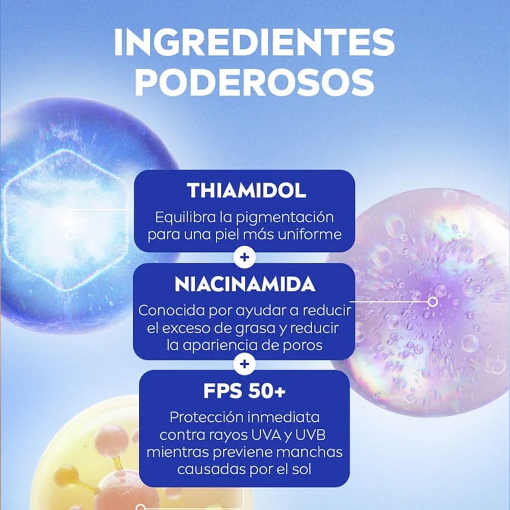Fluido facial Nivea LUMINOUS630 Skin Glow Instant FPS 50+ Antimanchas 40 ml
