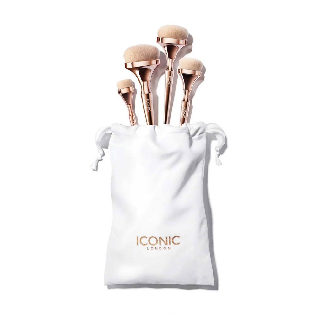 Set de brochas ICONIC London HD Blend Base Set
