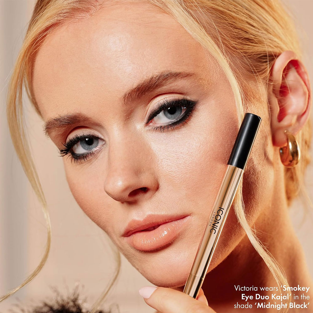 Delineador en Lápiz ICONIC London Smokey Eye Duo Kajal Eyeliner Midnight Black